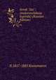 Sorok'' liet'': (malorossiiskaia legenda) (Russian Edition), N 1817-1885 Kostomarov 