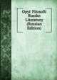 Opyt' Filosofii Russko Literatury (Russian Edition), 