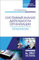 Системный анализ деятельности организации. Практикум. Учебное пособие, Заграновская Анна Васильевна 