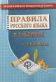 Русский язык. 1-4 классы. Правила русского языка в таблицах. Всероссийская проверочная работа, Федорова Татьяна Леонидовна 
