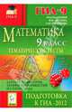 Математика. 9 класс. Тематические тесты для подготовки к ГИА-2012. Алгебра, геометрия, статистика, Лысенко Ф. Ф., Евич Л. Н., Калабухов Сергей Юрьевич 