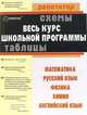 Весь курс школьной программы в схемах и таблицах. Математика, русский язык, физика, химия, английский язык, 