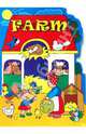 Книжка с наклейками: FARM (вырубка), Некрасова О. 