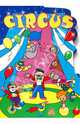 Книжка с наклейками:CIRCUS (вырубка), Некрасова О 