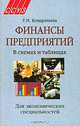 Финансы предприятий. В схемах и таблицах: Пособие - (ССУЗ), Кондратьева Т.Н. 
