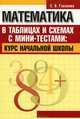 Математика в таблицах и схемах с мини-тестами: курс начальной школы, Глазкова Елена Владимировна 