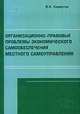 Организационно-правовые проблемы экономического самообеспечения местного самоуправления: монография. Сидорчук В. К., Сидорчук В. К. 