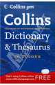 Collins Gem - DICTIONARY AND THESAURUS[Fifth edit], 