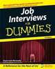 Job Interviews For Dummies, Joyce Lain Kennedy 