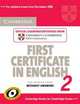 Cambridge First Certificate in English 2 for Updated Exam Student's Book without Answers: No. 2, Cambridge ESOL 