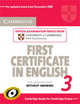 Cambridge First Certificate in English 3 for Updated Exam Student's Book without answers, Cambridge ESOL 