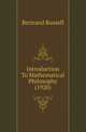Introduction To Mathematical Philosophy (1920), Russell, Bertrand, 1872-1970 