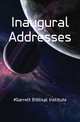 Inaugural Addresses, #Garrett Biblical Institute 