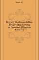 Betrieb Der Immobiliar-Feuerversicherung in Preussen (German Edition), Elsner A F 