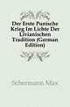 Der Erste Punische Krieg Im Lichte Der Livianischen Tradition (German Edition), Schermann Max 