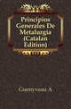 Principios Generales De Metalurgia (Catalan Edition), Guenyveau A. 