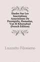Etudes Sur Les Inscriptions Assyriennes De Persepolis, Hamadan, Van Et Khorsabad (French Edition), Luzzatto Filosseno 