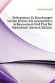 Prolegomena Zu Forschungen Uber Die Einheit Des Geisteslebens in Bewusstsein Und That Der Menschheit (German Edition), Eucken Rudolf 