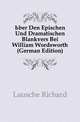 Uber Den Epischen Und Dramatischen Blankvers Bei William Wordsworth (German Edition), Lausche Richard 