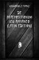 De Praepositionum Usu Appianeo (Latin Edition), Krumbholz Franz 