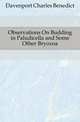 Observations On Budding in Paludicella and Some Other Bryozoa, Davenport Charles Benedict 