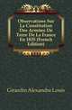 Observations Sur La Constitution Des Armees De Terre De La France En 1835 (French Edition), Girardin Alexandre Louis 
