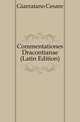 Commentationes Dracontianae (Latin Edition), Giarratano Cesare 