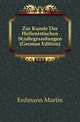 Zur Kunde Der Hellenistischen Staedtegruendungen (German Edition), Erdmann Martin 