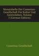 Monatshefte Der Comenius-Gesellschaft Fuer Kultur Und Geistesleben, Volume 5 (German Edition), Comenius-Gesellschaft 