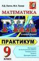 ГИА. 9 класс. Математика. Практикум по выполнению типовых тестовых заданий (в новой форме), Лаппо Лев Дмитриевич, Попов Максим Александрович 