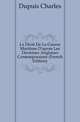 Le Droit De La Guerre Maritime D'apres Les Doctrines Anglaises Contemporaines (French Edition), Dupuis Charles 