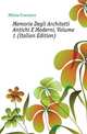 Memorie Degli Architetti Antichi E Moderni, Volume 1 (Italian Edition), Milizia Francesco 