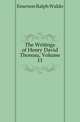 The Writings of Henry David Thoreau, Volume 11, Emerson, Ralph Waldo, 1803-1882 