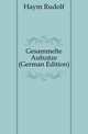 Gesammelte Aufsaetze (German Edition), Haym Rudolf 