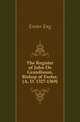 The Register of John De Grandisson, Bishop of Exeter, (A. D. 1327-1369), Exeter Eng 