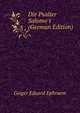 Die Psalter Salomo's (German Edition), Geiger Eduard Ephraem 