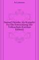 Samuel Heinike Als Kaempfer Fuer Die Entwicklung Der Volksschule (German Edition), Eck Johannes 