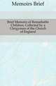 Brief Memoirs of Remarkable Children, Collected by a Clergyman of the Church of England, Memoirs Brief 
