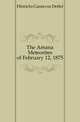 The Amana Meteorites of February 12, 1875, Hinrichs Gustavus Detlef 