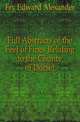 Full Abstracts of the Feet of Fines Relating to the County of Dorset, Fry Edward Alexander 
