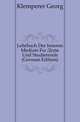 Lehrbuch Der Inneren Medizin Fuer Arzte Und Studierende (German Edition), Klemperer Georg 
