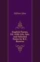 English Poems, Ed. with Life, Intr. and Selected Notes by R.C. Browne, Milton John 