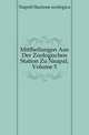 Mittheilungen Aus Der Zoologischen Station Zu Neapal, Volume 5, Stazione Zoologica di Napoli 