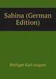Sabina (German Edition), Boettiger Karl August 