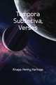 Tempora Subseciva, Verses, Knapp Henry Hartopp 