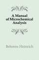A Manual of Microchemical Analysis, Behrens Heinrich 