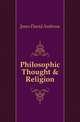 Philosophic Thought & Religion, Jones David Ambrose 