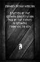 A Sketch of the German Constitution and of the Events in Germany from 1815 to 1871, Cornock Arthur Nicolson 