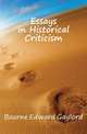 Essays in Historical Criticism, Bourne, Edward Gaylord, 1860-1908 