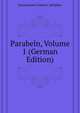 Parabeln, Volume 1 (German Edition), Krummacher Frederic Adolphus 